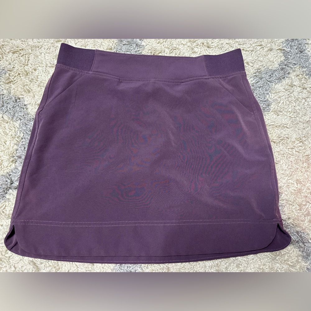 32 Degrees Plum Purple Circle Skater Skirt